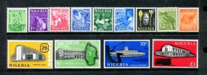 Nigeria  101-113, MNH, 1961 Definitive Camel Station Groundnuts  x20460