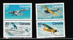 Canada # 969a, 972a, Sea Planes, Mint NH, 1/2 Cat.