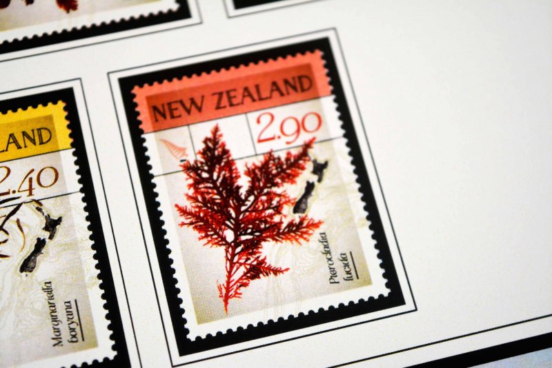 COLOR PRINTED NEW ZEALAND 2011-2015 STAMP ALBUM PAGES (98 illustrated pages)