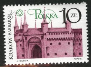 Poland Scott 2809 MNH** 1987 Krakow stamp