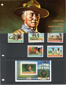 Lesotho 1982 MNH Sc 357-62 Presentation Pack