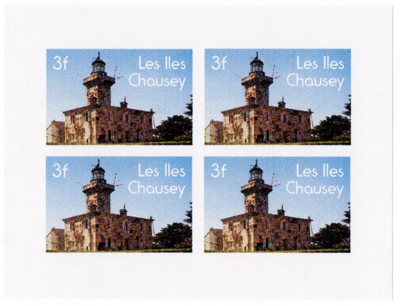 (I.B-JA) France Cinderella : Isle of Chausey Local Post 3Fr