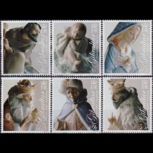 GIBRALTAR 2007 - Scott# 1109-14 Christmas Set of 6 NH