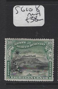 NORTH BORNEO  (PP1307B)  18C  MOUNTAIN SG 108   MOG