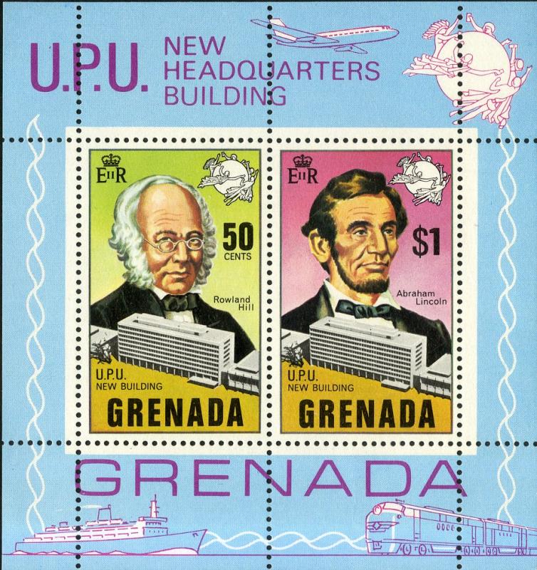 GRENADA 3862 MNH S/S SCV $1.90 BIN $1.00 UPU