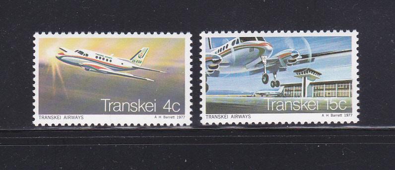 South Africa Transkei 22-23 Set MNH Planes (B)