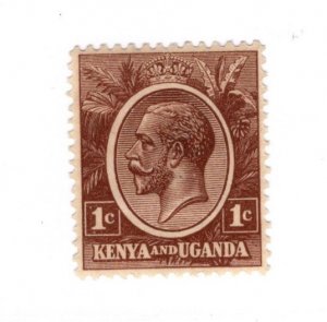 Kenya and Uganda #18 MH Stamp - CAT VALUE $1.10