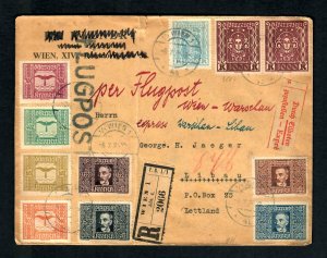 AZ1d Austria Reg. Cover RARE S.C. # 296 Pair C 4-11 Complete Set RARE Multiples