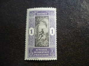 Stamps - Dahomey - Scott# 42 - Mint Hinged Part Set of 1 Stamp