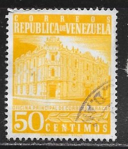 Venezuela 709: 50c Post Office, Caracas, used, F-VF