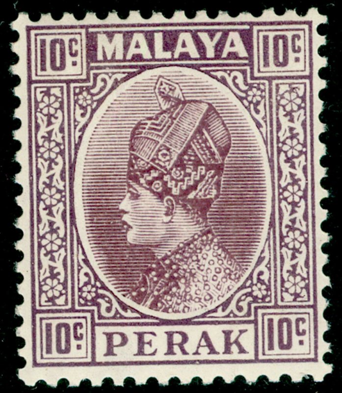 MALAYSIA - Perak SG94, 10c dull purple, VLH MINT.