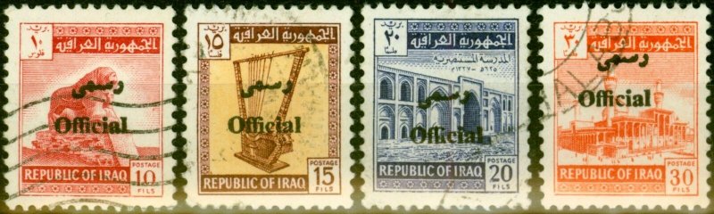 Iraq 1972 Set of 4 SG01042-01045 Fine Used