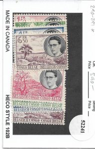 Belgian Congo: Sc #290-297, MH (52241)