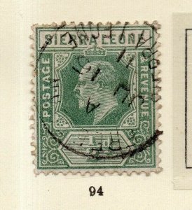 Sierra Leone 1907 Early Issue Fine Used 1/2d. NW-160102