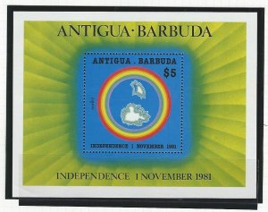 Antigua souvenir sheet  mnh  SC  637