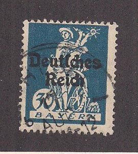 GERMAN STATES - BAVARIA SC# 242   F/U  1920