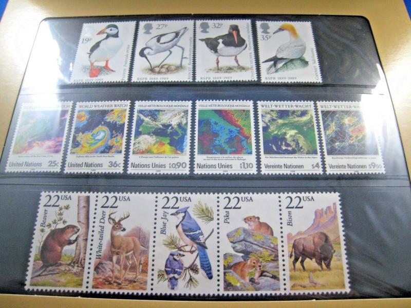 OUR WORLD: INTERNATIONAL IMAGES OF NATURE - 6 POSTAL ADMINISTRATIONS   (brig)