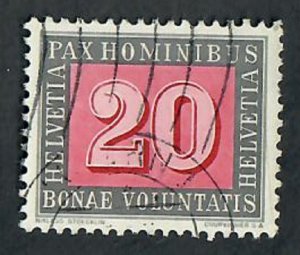 Switzerland #295 used single