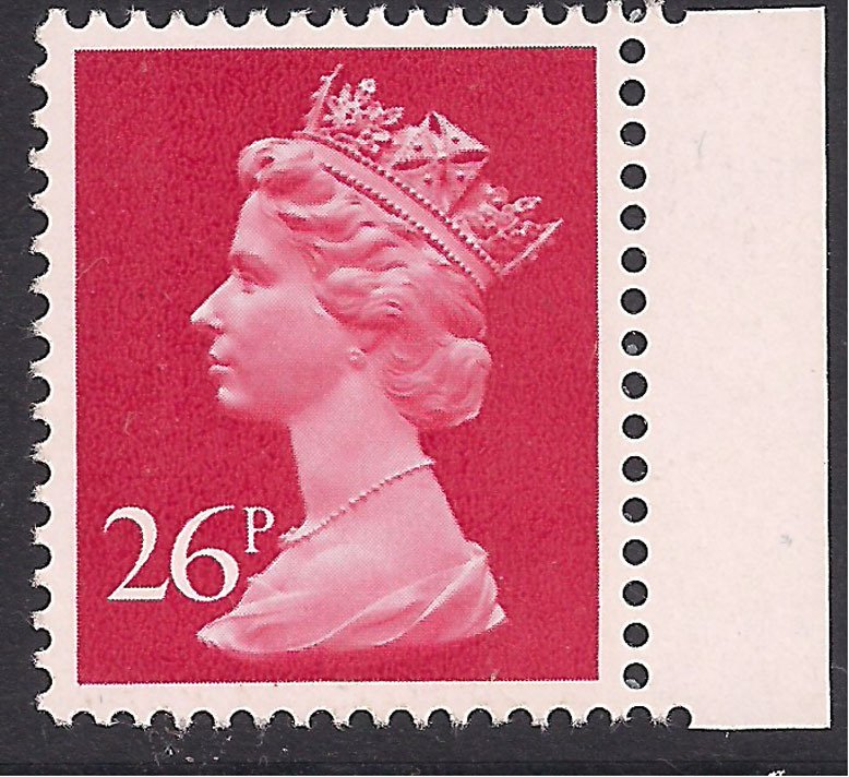 GB 1987 QE2 26p Rosine Machin Umm SG X918 Type 1 Ex DX 8 P & O ( A863 )