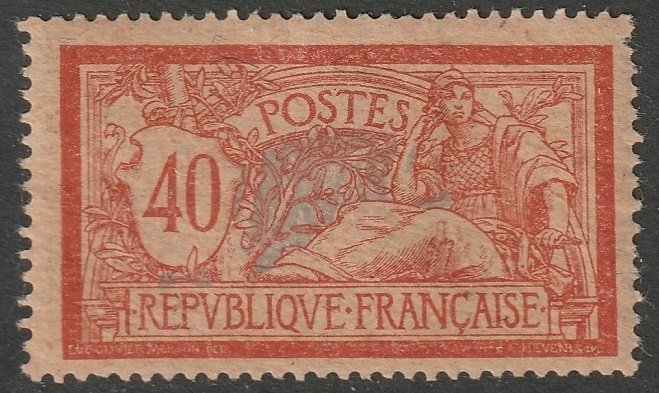 France 1900 Sc 121b MH* GC paper