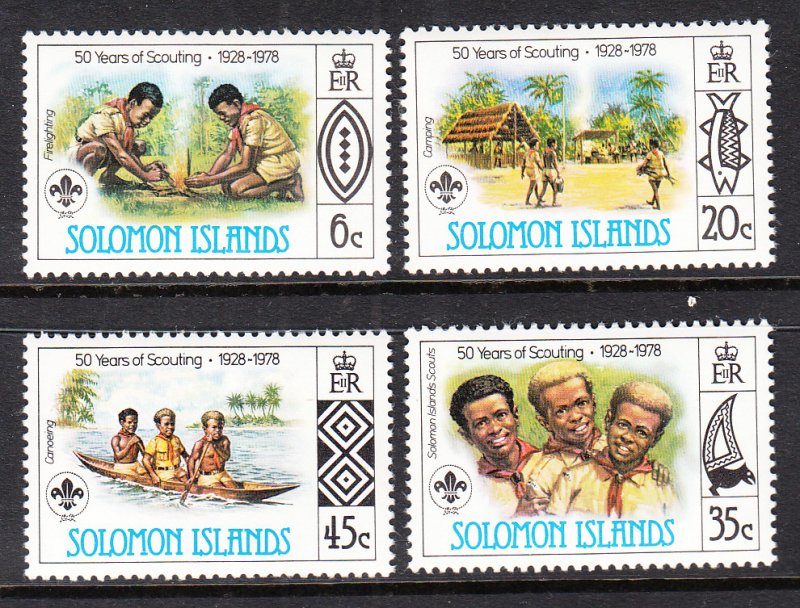 Solomon Islands 377-380 MNH VF