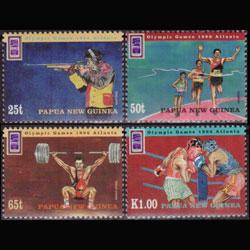 PAPUA NEW GUINEA 1996 - Scott# 898-901 Olympics Set of 4 NH