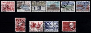 Denmark 1980-82 Commemoratives, Complete Sets [Used]