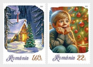 2023 Romania Christmas (2)  (Scott NA) MNH