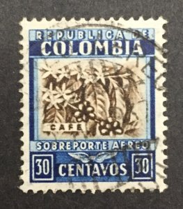 Colombia 1932 #c102, Coffee, Used.