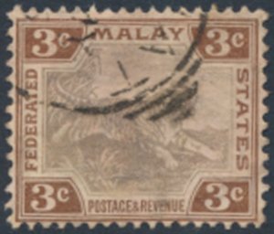 Federated Malay States   SC# 27 Used  see details & scans