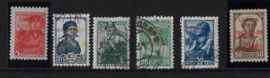 ZARASAI local o/p German occup. Lithuania 1941w/red o/p. MNH+used. Mi 1-6 (a2192