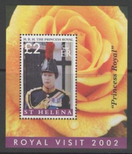 ST.HELENA SGMS876 2002 PRINCESS ROYAL  MNH