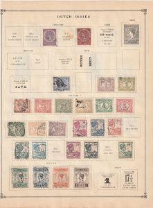 Netherlands Indies Collection - 4 Scans, All the stamps are in the scans.