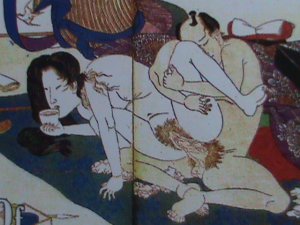 ​BENIN-2003 SHUNGA-FAMOUS JAPANESE NUDE ART PAINTING  #1 MNH SHEET-VERY FINE