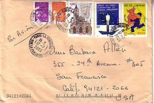 France, Airmail, Art