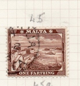 Malta 1903 Early Issue Fine Used 1F. 275643