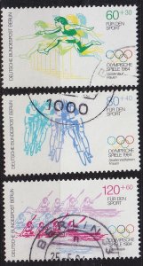 GERMANY BERLIN [1984] MiNr 0716-18 ( O/used ) Sport