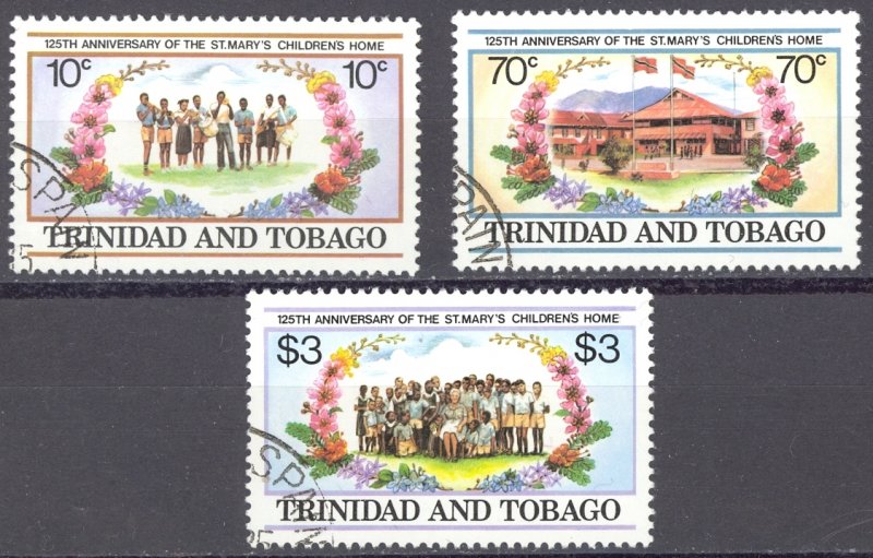 Trinidad & Tobago Sc# 416-418 SG# 666/8 Used 1984 St. Mary's Anniv.