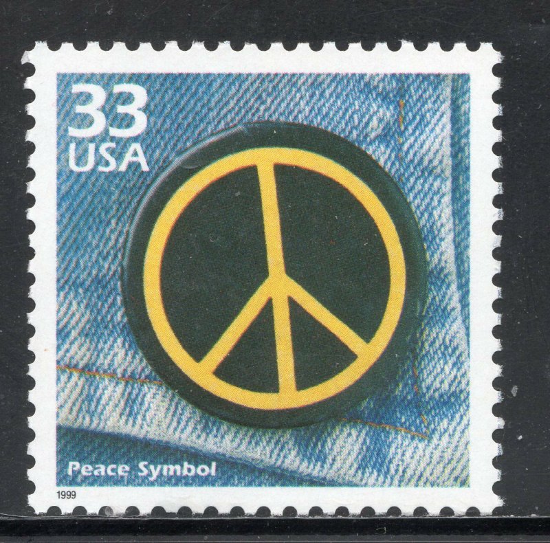 3188m ** PEACE SYMBOL ** U.S. Postage Stamp MNH 