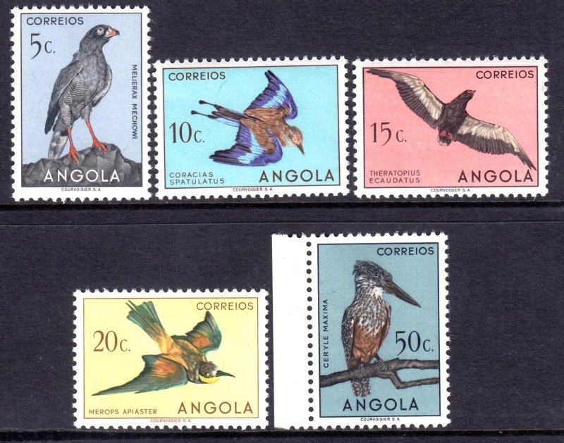 Angola 1951 Birds 5c-50c Mint MNH SC 333-337