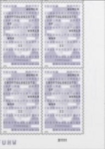 Women Cryptologist of WWII LR Plate Block 4 Stamps MNH Ship 18 Oct 2022 PreOrder