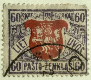 AlexStamps LITHUANIA #56 FVF Used 