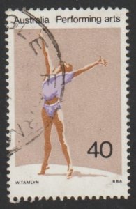 Australia SC# 657 - (40c) - Dancer - Used Single