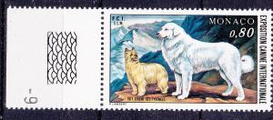 Monaco 1059 MNH 1977 Monte Carlo Dog Show