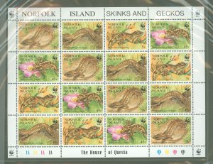 Norfolk Island #596  Souvenir Sheet
