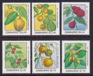 Zimbabwe 870-875 Fruit MNH VF