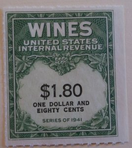 United States Revenue Wine Tax RE151 MNH Cat $1.00