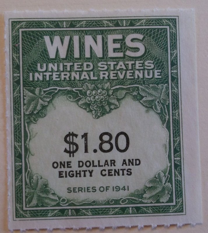 United States Revenue Wine Tax RE151 MNH Cat $1.00