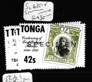 Tonga SC 635-8 Specimen MNH (8gci)