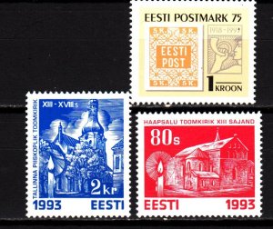 Estonia 259-61 mnh sets